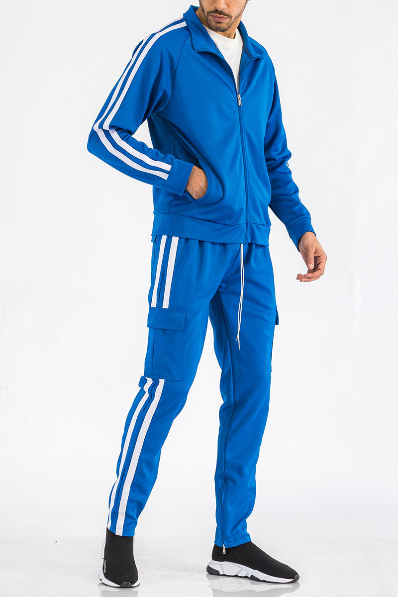 Two Stripe Cargo Pant Set-1