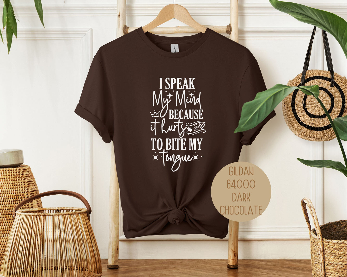 I Speak My Mind Because It Hurts To Bite My Tongue Shirt-4