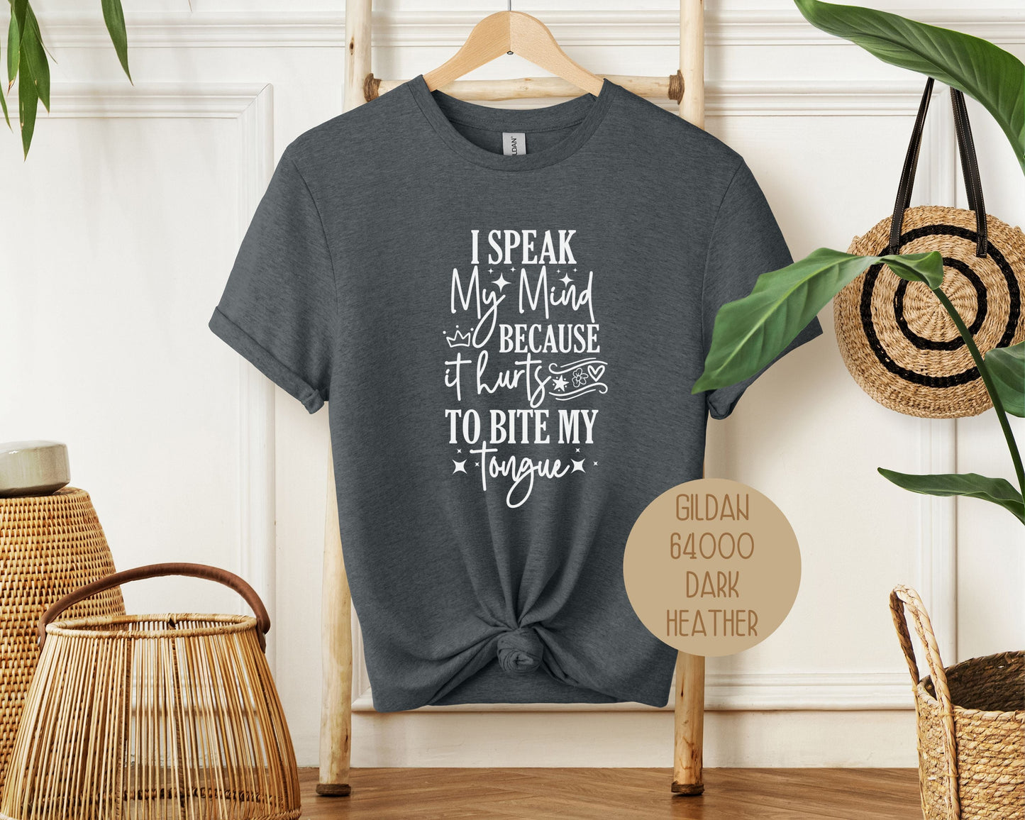 I Speak My Mind Because It Hurts To Bite My Tongue Shirt-5