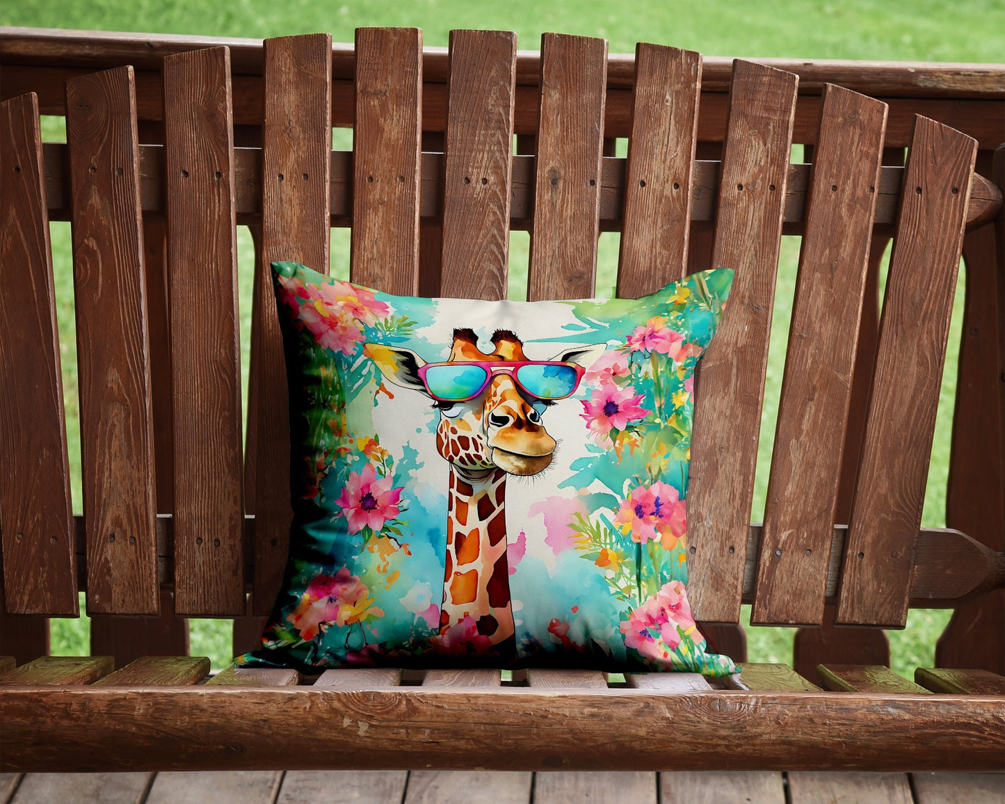 Hippie Animal Giraffe Throw Pillow - Good Gifts, Gurl