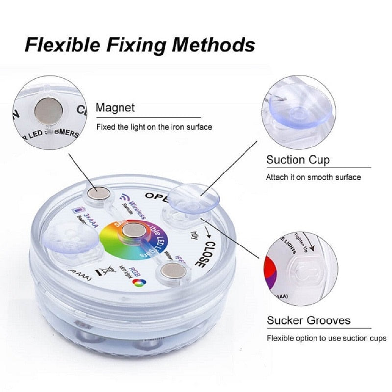 Wholesale Color Changing Submersible LED Lights