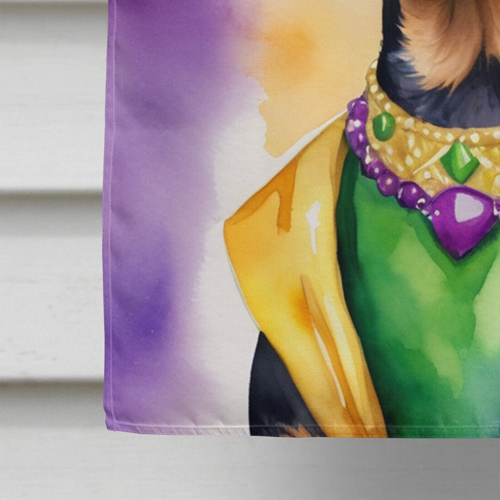Manchester Terrier King of Mardi Gras House Flag - Good Gifts, Gurl