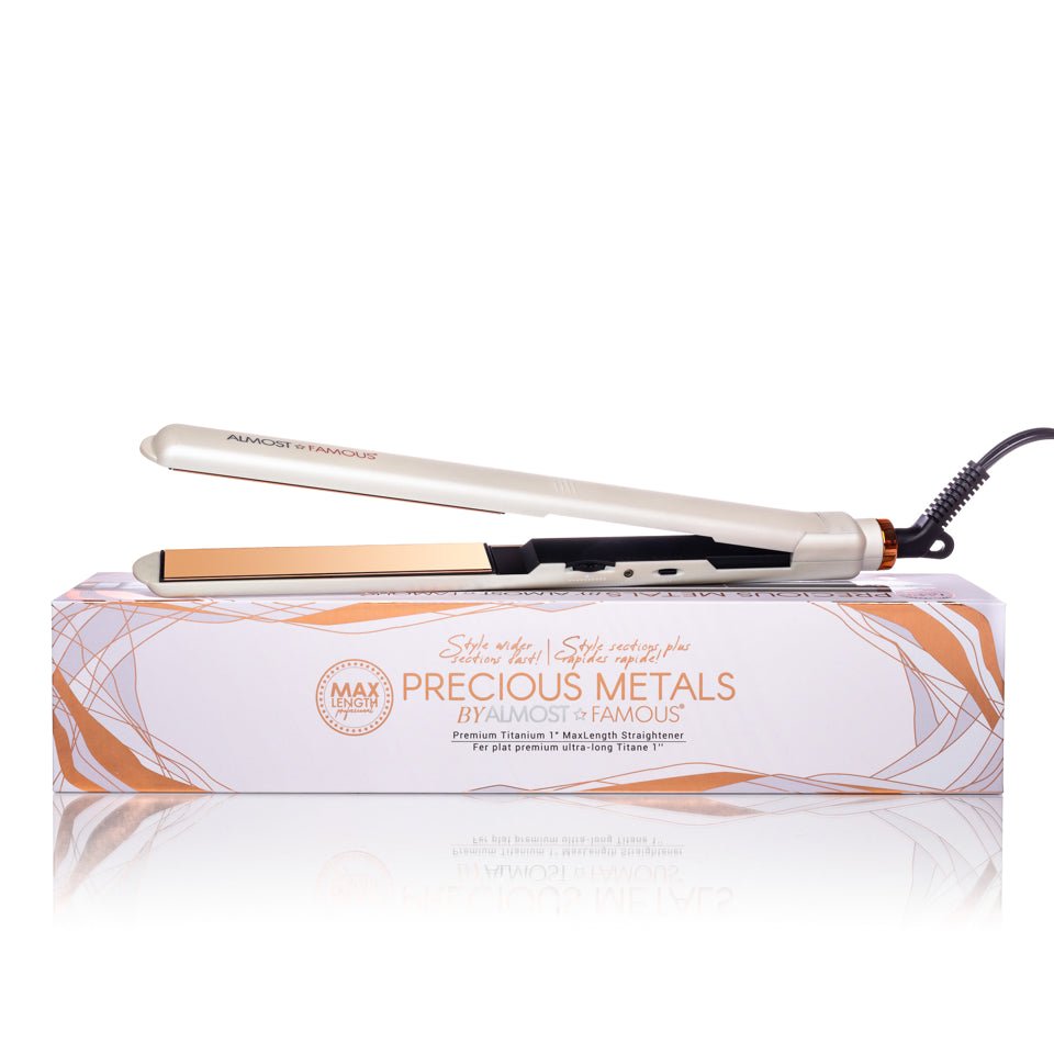 MaxLength 1" Flat Iron with Rose Gold Titanium Plates - Good Gifts, Gurl