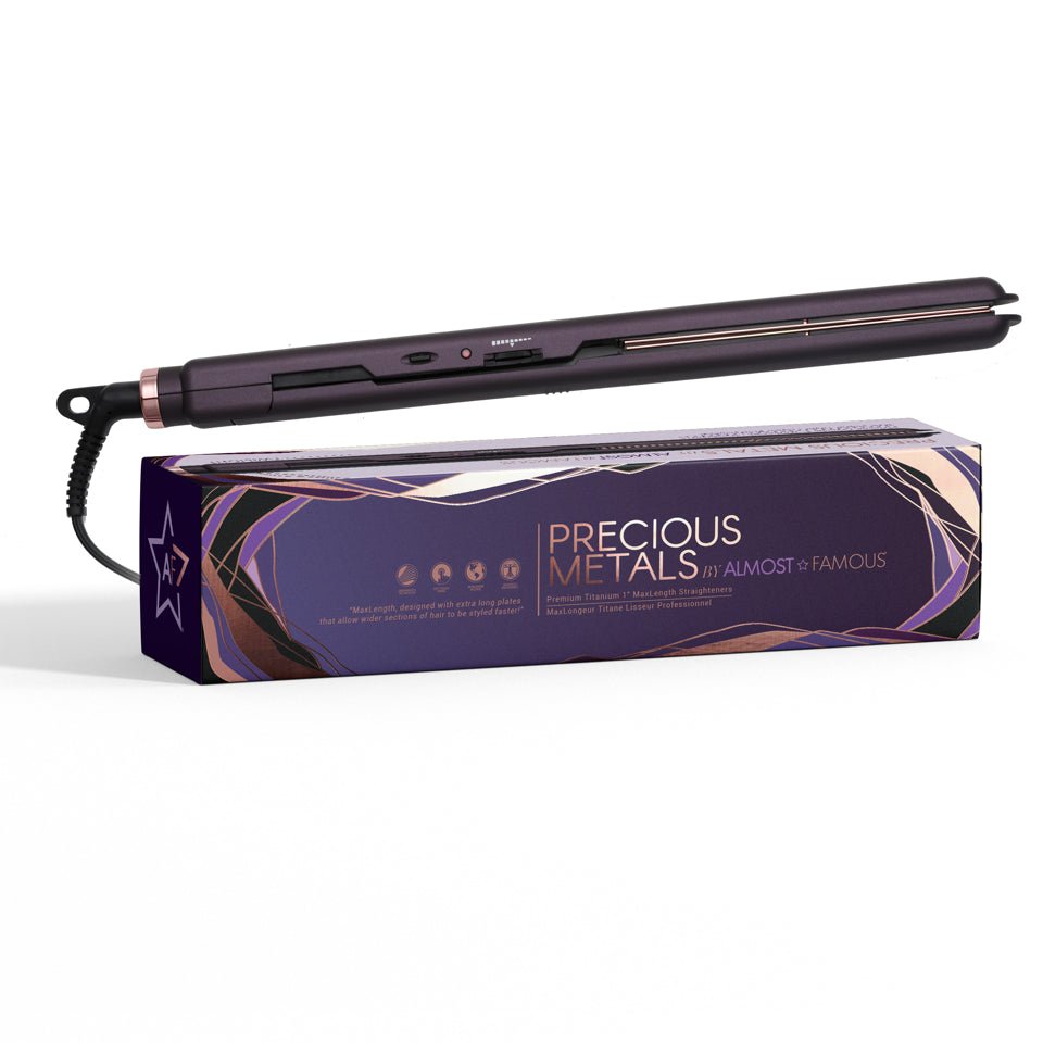 MaxLength 1" Flat Iron with Rose Gold Titanium Plates - Good Gifts, Gurl
