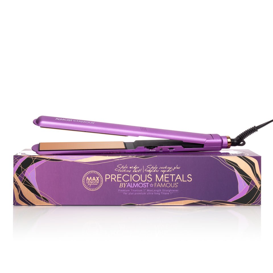 MaxLength 1" Flat Iron with Rose Gold Titanium Plates - Good Gifts, Gurl