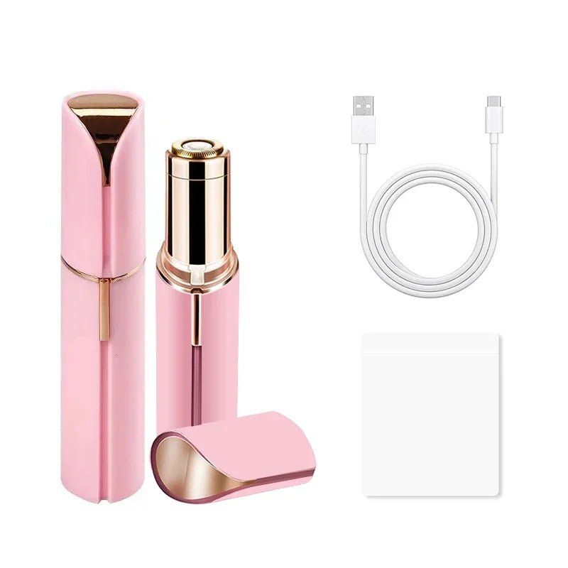 New Electric Facial Hair Removal Epilator Eyebrow Lipstick Shape Painless Facial Sensitive Areas Bikini Depilator Shaver Trimmer - Good Gifts, Gurl