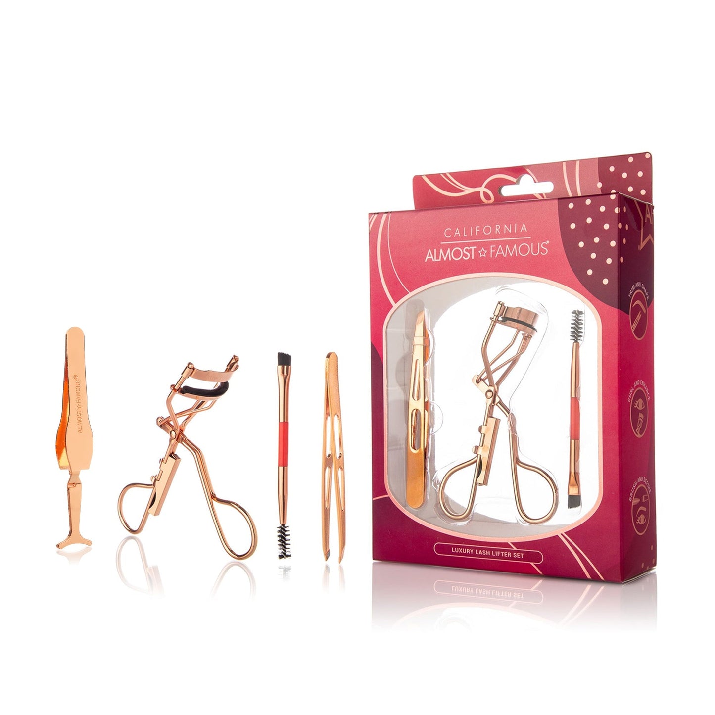 Rose Gold 4pc Ultimate Lash Care Kit - Good Gifts, Gurl