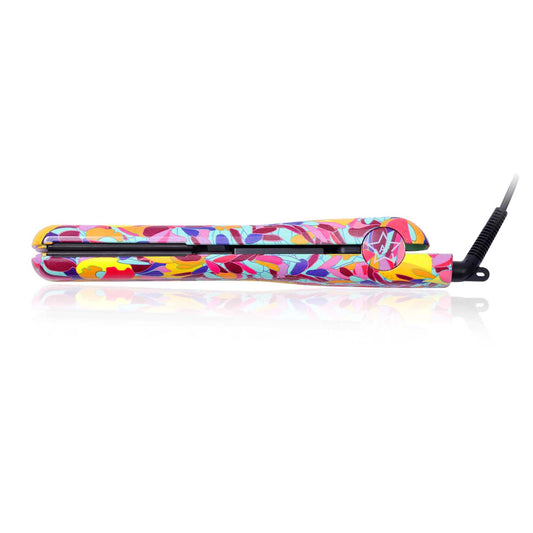 Tropico Studio 1.25" Flat Iron with Waterprint Design