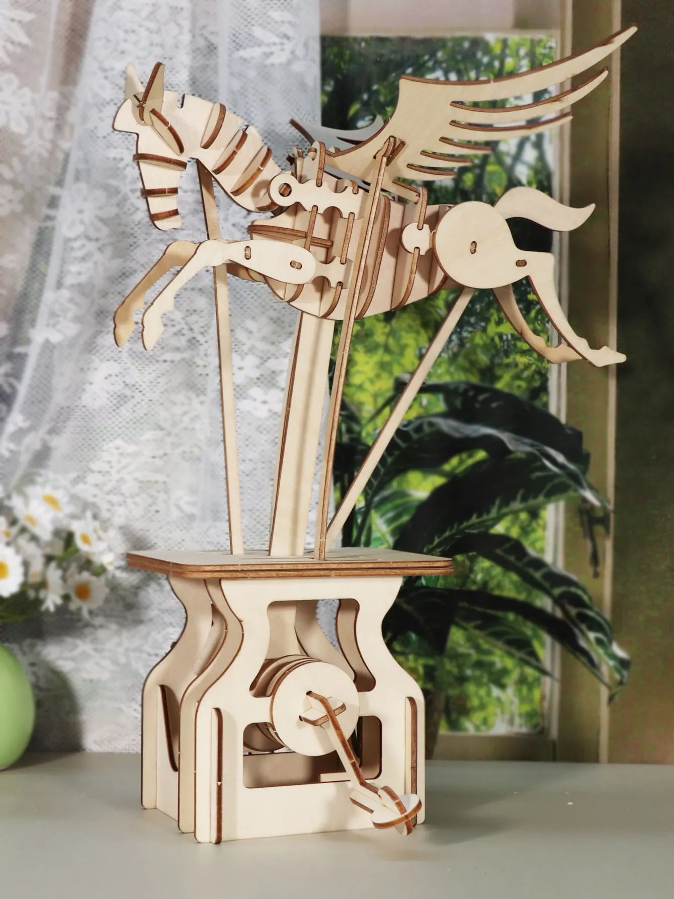 3D Wooden Puzzle Pegasus Diy Handmade Crafts Assembly Model Kits Creative Decoration Birthday and Christmas Gifts - Good Gifts, Gurl