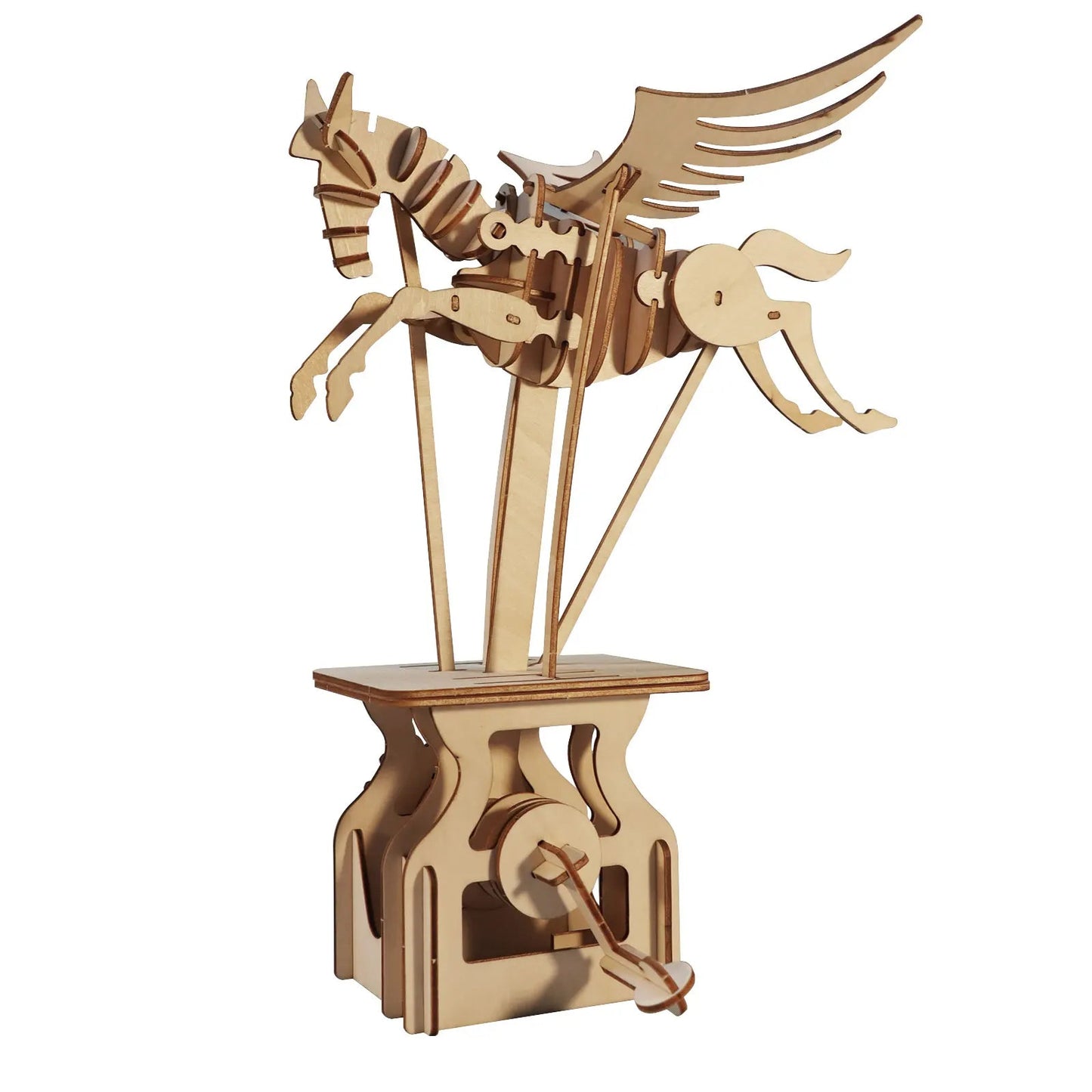 3D Wooden Puzzle Pegasus Diy Handmade Crafts Assembly Model Kits Creative Decoration Birthday and Christmas Gifts - Good Gifts, Gurl