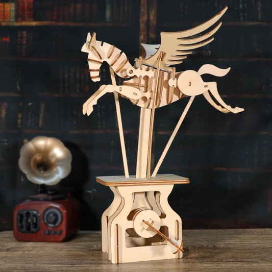 3D Wooden Puzzle Pegasus Diy Handmade Crafts Assembly Model Kits Creative Decoration Birthday and Christmas Gifts - Good Gifts, Gurl