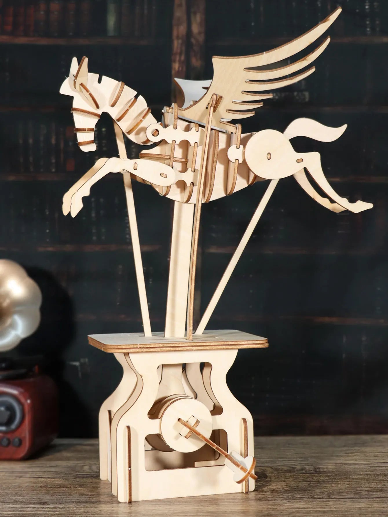 3D Wooden Puzzle Pegasus Diy Handmade Crafts Assembly Model Kits Creative Decoration Birthday and Christmas Gifts - Good Gifts, Gurl