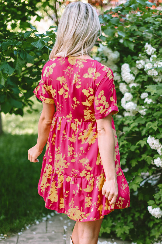 Keira Floral Smock Dress-1