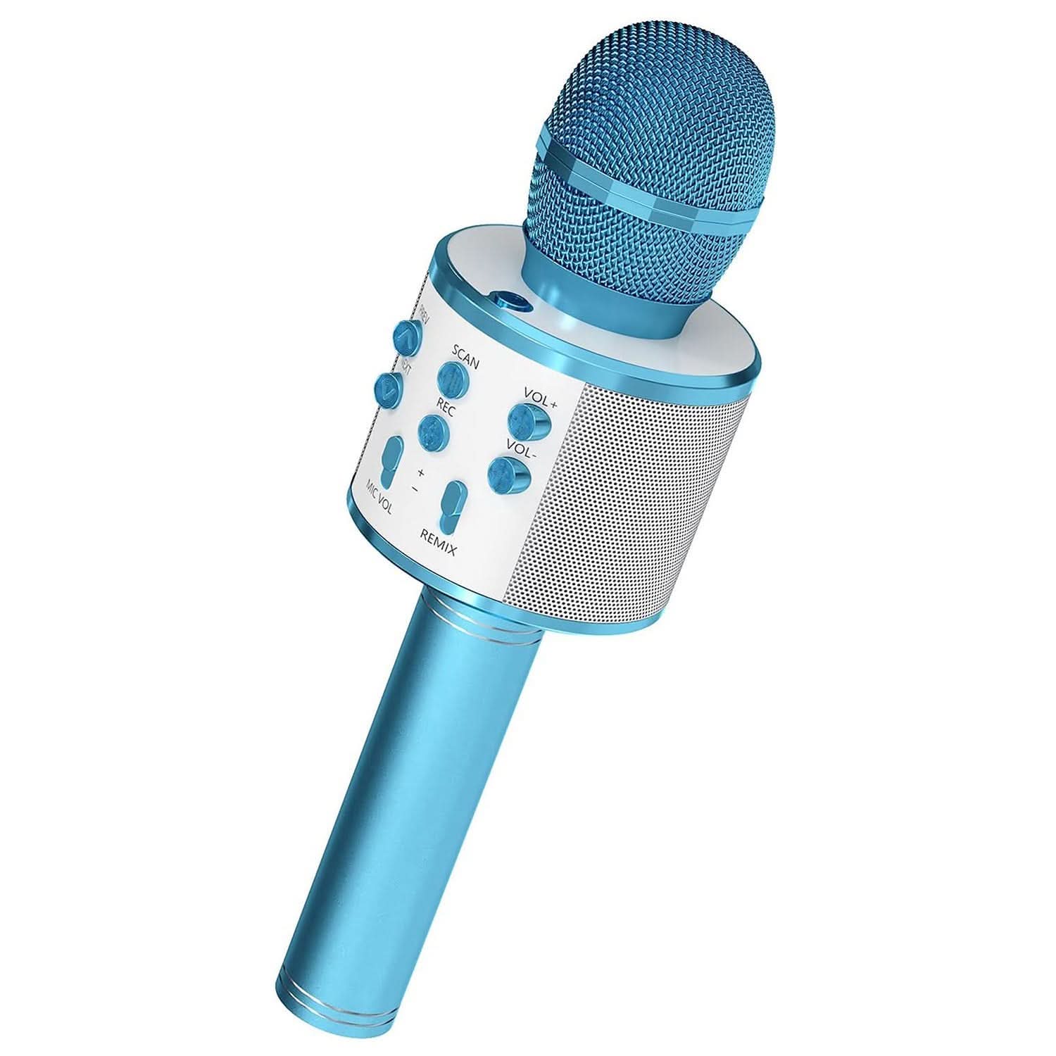 5Core Wireless Karaoke Microphone Bluetooth Mic Portable Handheld Microfonos Inalambricos BLUE - Good Gifts, Gurl