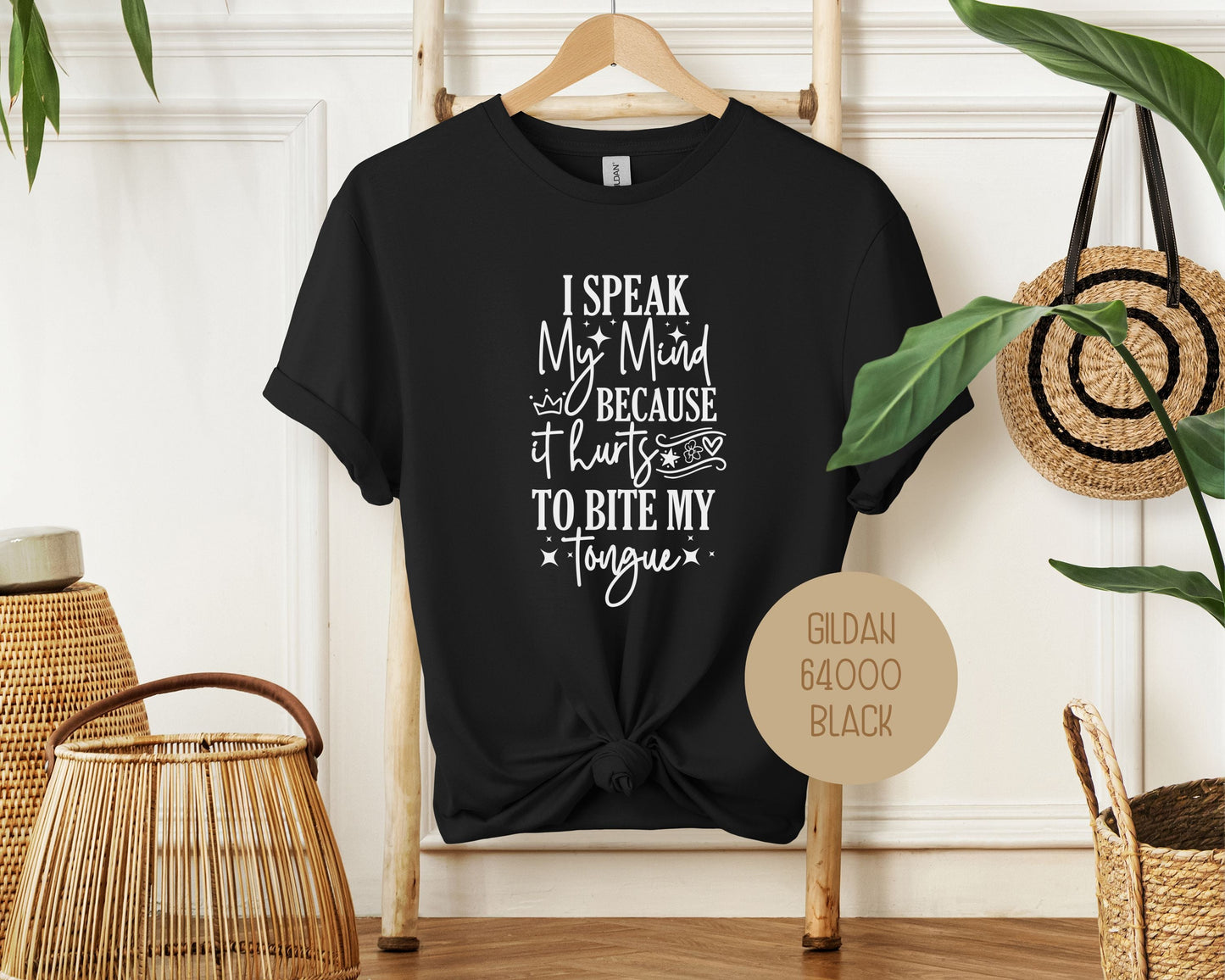 I Speak My Mind Because It Hurts To Bite My Tongue Shirt-2