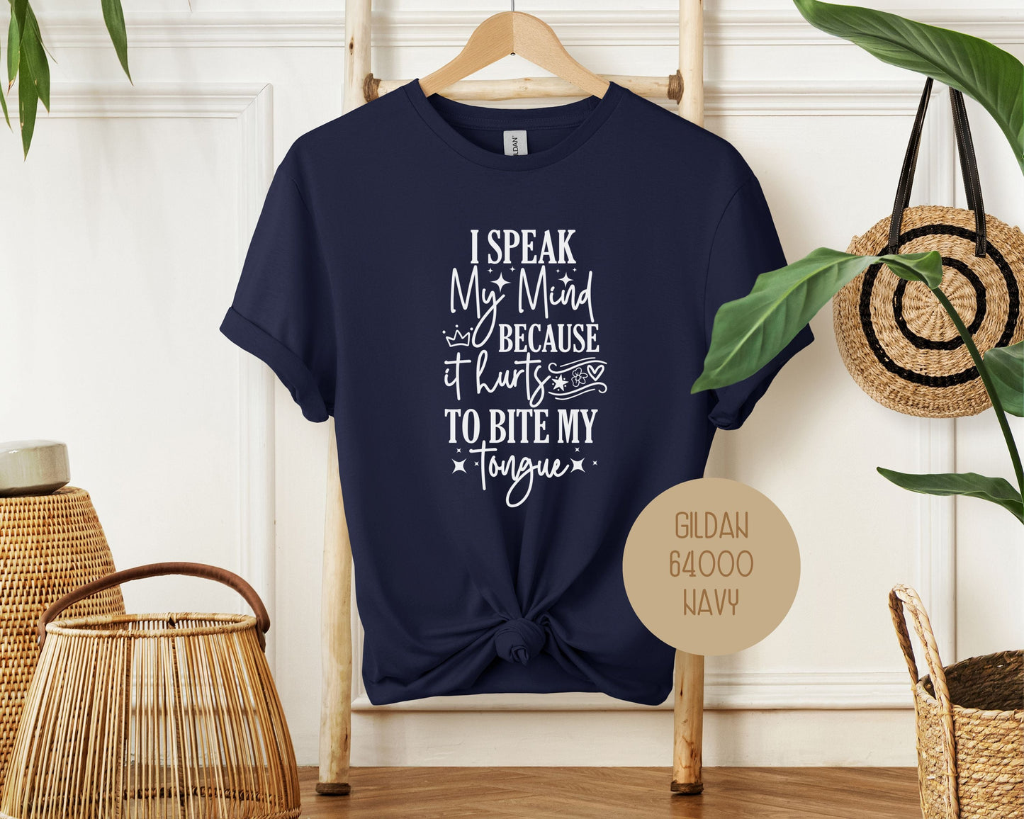 I Speak My Mind Because It Hurts To Bite My Tongue Shirt-9