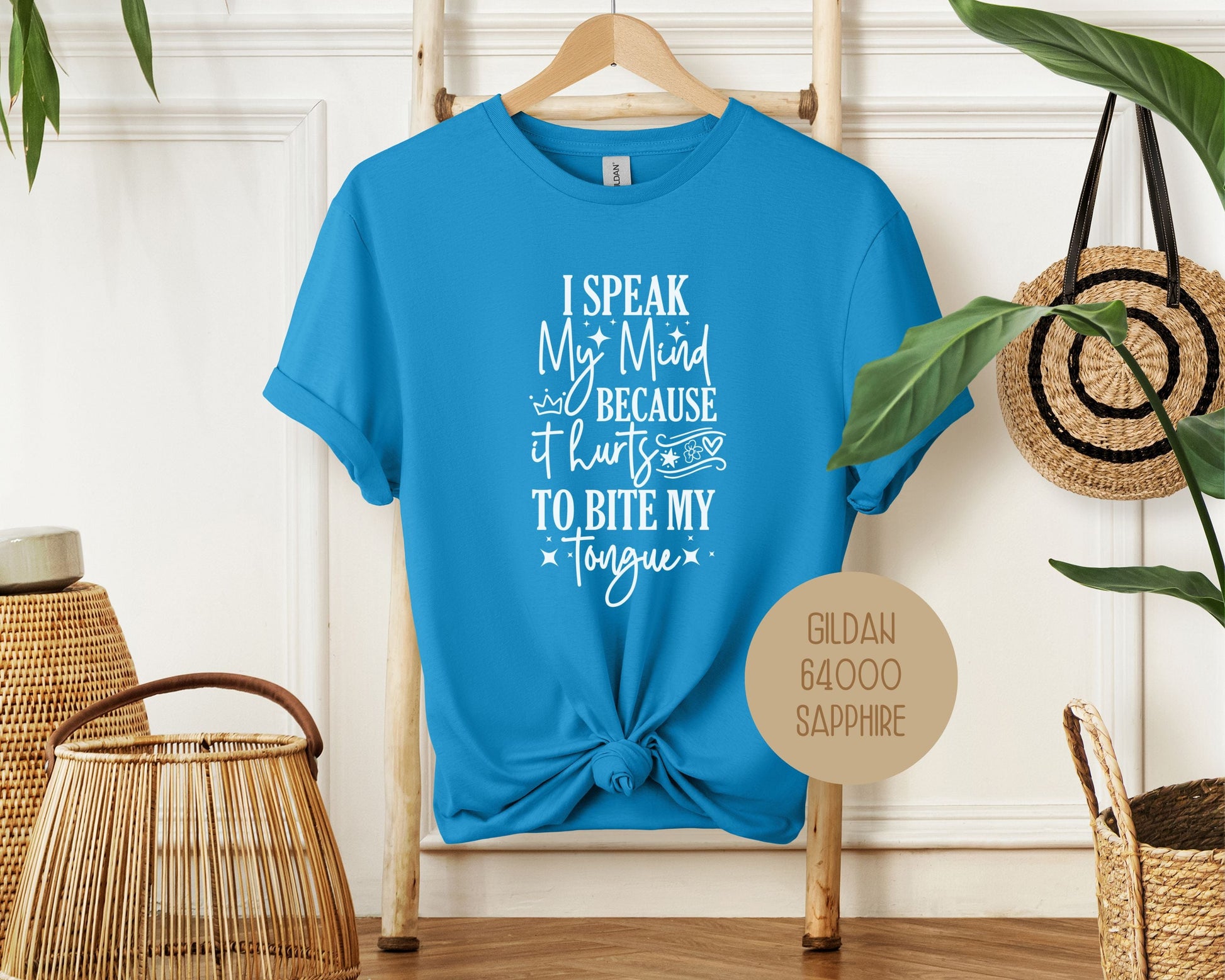 I Speak My Mind Because It Hurts To Bite My Tongue Shirt-1