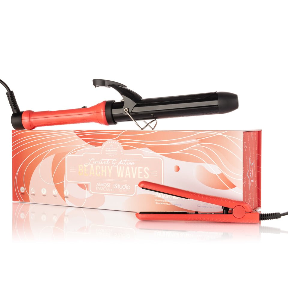 "Beach Wave Babe" 2 - Piece Set with Curling Wand & Mini ToGo - Good Gifts, Gurl