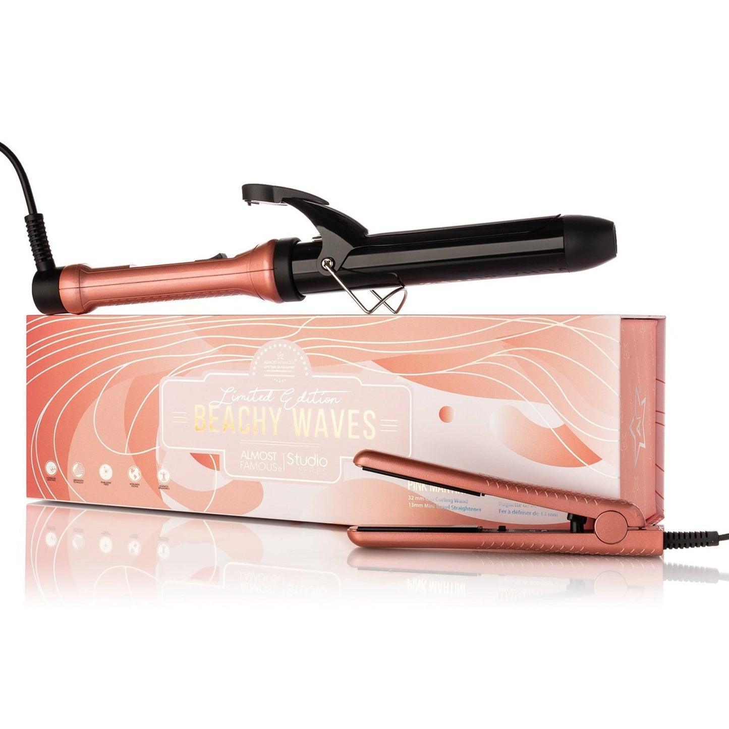 "Beach Wave Babe" 2 - Piece Set with Curling Wand & Mini ToGo - Good Gifts, Gurl