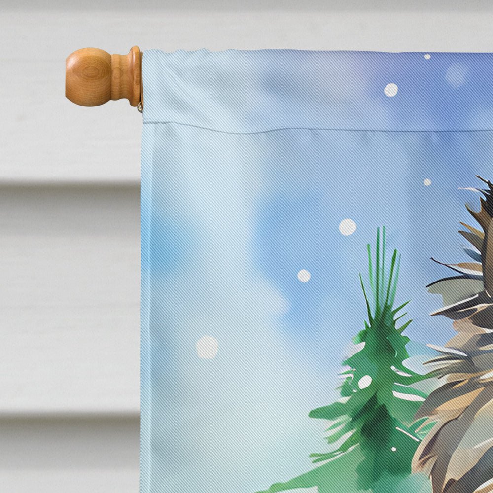 Cairn Terrier Christmas House Flag - Good Gifts, Gurl