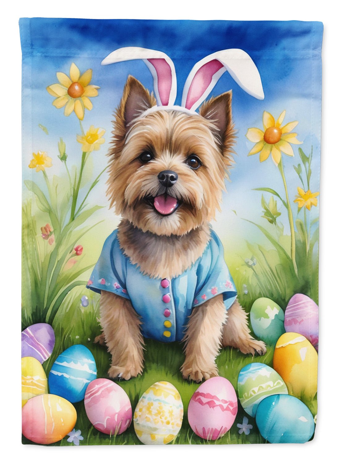 Cairn Terrier Easter Egg Hunt Garden Flag - Good Gifts, Gurl