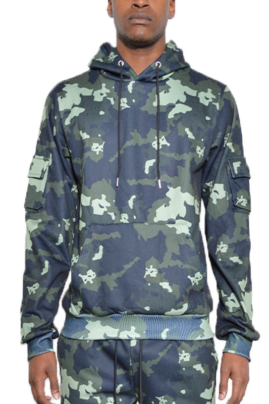 Camo Pullover Hoodie - Good Gifts, Gurl