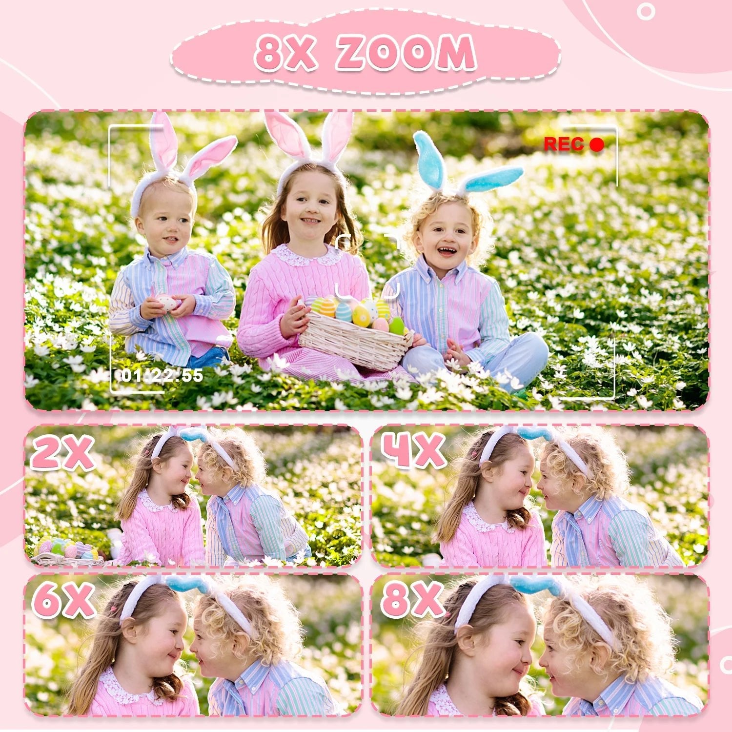 Children Camera 1080P HD Toddler Digital Video Camera 2.0 - inch Kids Camera with Silicone Cases Toys for Christmas Birthday Gifts - Good Gifts, Gurl