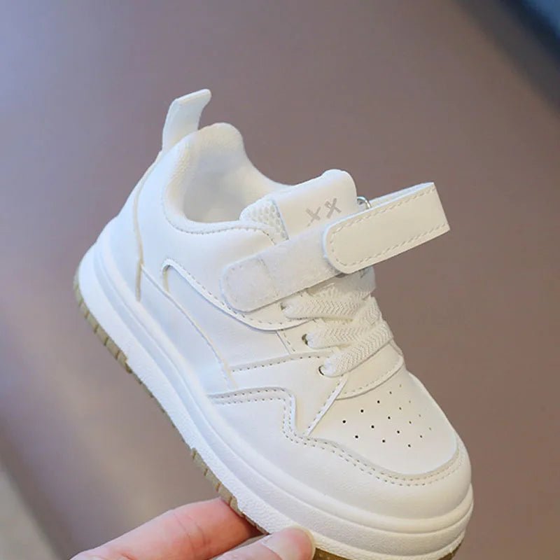 Children's White Shoes Spring and Autumn Kid's Sports Shoes Anti slip Lightweight Boys Board Shoes Soft Sole Baby Casual Shoes - Good Gifts, Gurl
