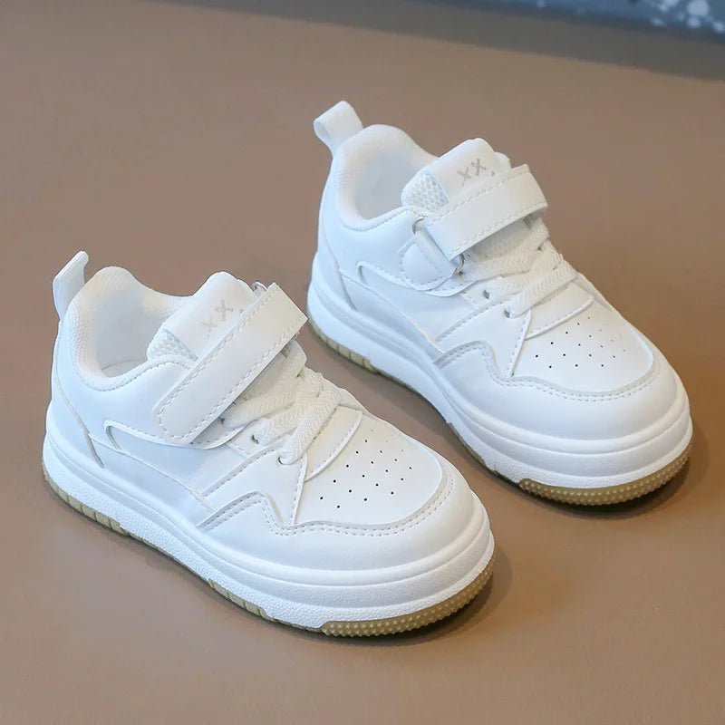 Children's White Shoes Spring and Autumn Kid's Sports Shoes Anti slip Lightweight Boys Board Shoes Soft Sole Baby Casual Shoes - Good Gifts, Gurl
