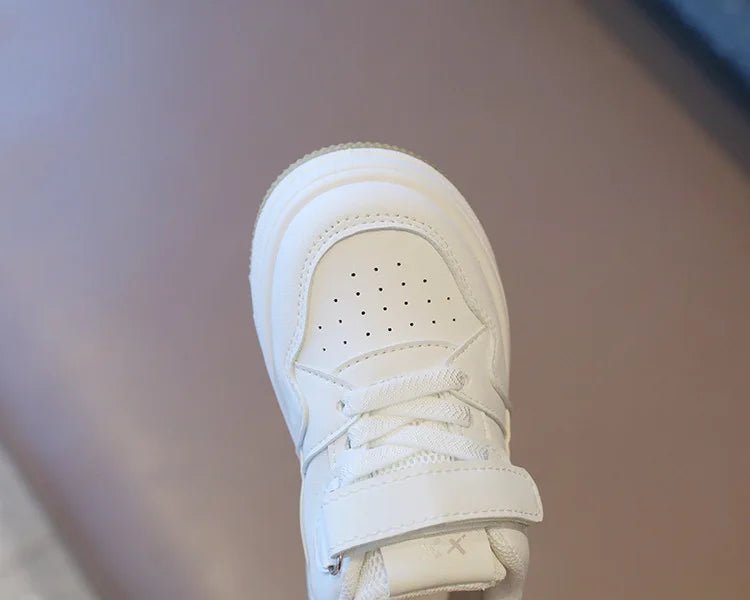 Children's White Shoes Spring and Autumn Kid's Sports Shoes Anti slip Lightweight Boys Board Shoes Soft Sole Baby Casual Shoes - Good Gifts, Gurl