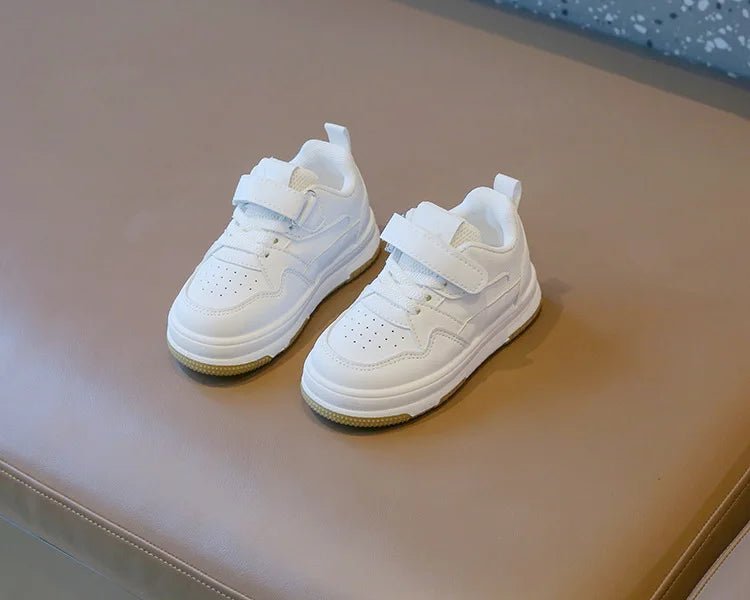 Children's White Shoes Spring and Autumn Kid's Sports Shoes Anti slip Lightweight Boys Board Shoes Soft Sole Baby Casual Shoes - Good Gifts, Gurl