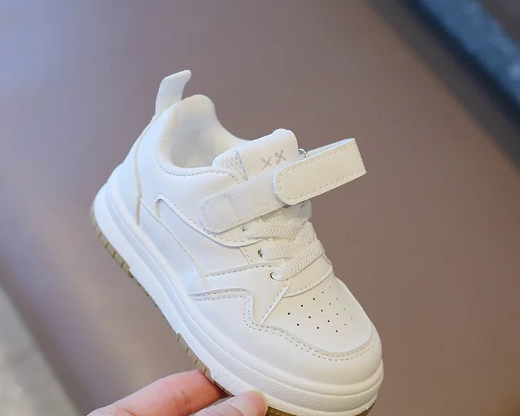 Children's White Shoes Spring and Autumn Kid's Sports Shoes Anti slip Lightweight Boys Board Shoes Soft Sole Baby Casual Shoes - Good Gifts, Gurl