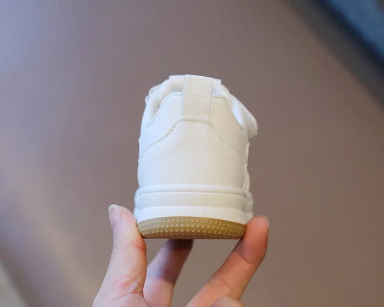Children's White Shoes Spring and Autumn Kid's Sports Shoes Anti slip Lightweight Boys Board Shoes Soft Sole Baby Casual Shoes - Good Gifts, Gurl
