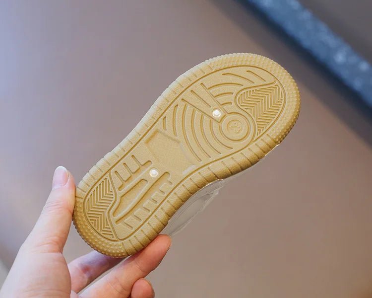 Children's White Shoes Spring and Autumn Kid's Sports Shoes Anti slip Lightweight Boys Board Shoes Soft Sole Baby Casual Shoes - Good Gifts, Gurl