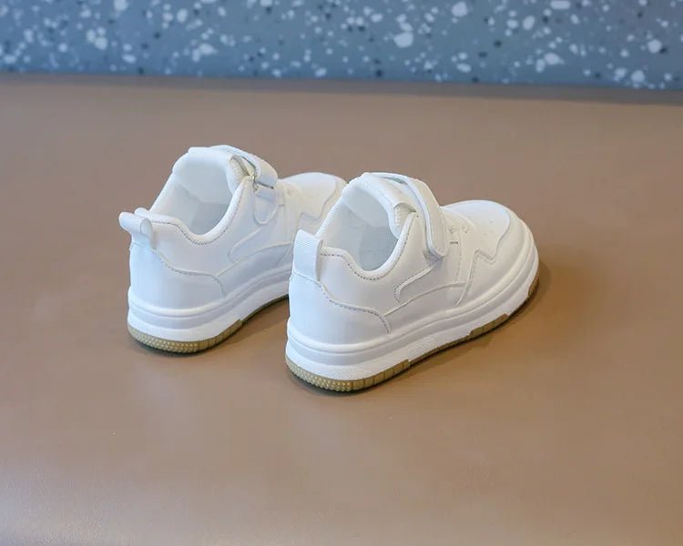 Children's White Shoes Spring and Autumn Kid's Sports Shoes Anti slip Lightweight Boys Board Shoes Soft Sole Baby Casual Shoes - Good Gifts, Gurl