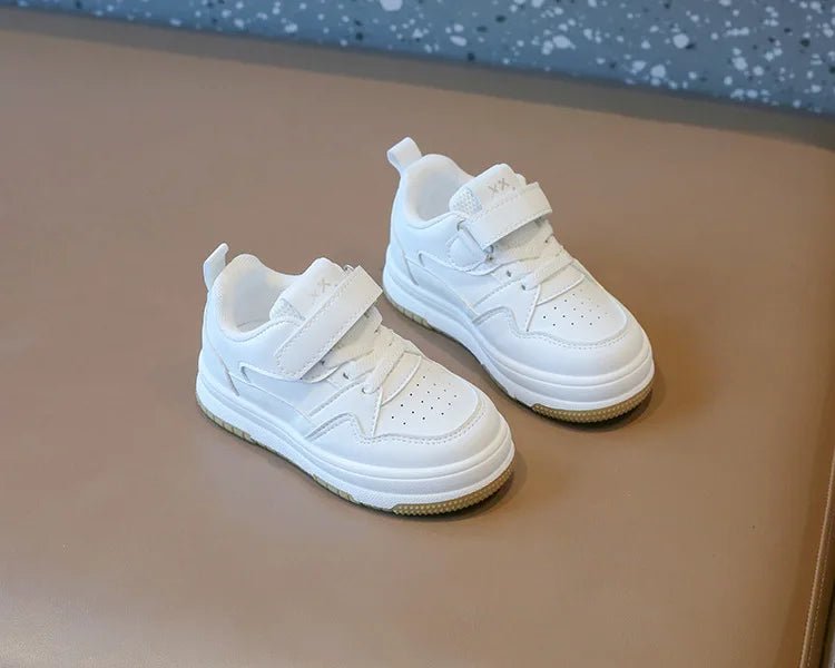 Children's White Shoes Spring and Autumn Kid's Sports Shoes Anti slip Lightweight Boys Board Shoes Soft Sole Baby Casual Shoes - Good Gifts, Gurl