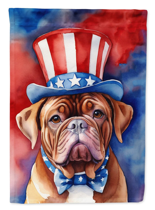 Dogue de Bordeaux Patriotic American House Flag - Good Gifts, Gurl