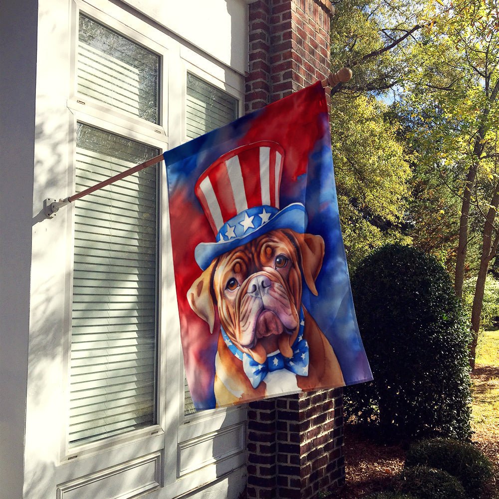 Dogue de Bordeaux Patriotic American House Flag - Good Gifts, Gurl