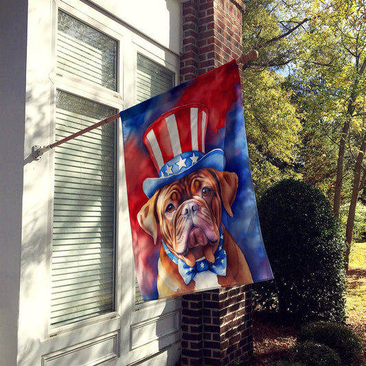 Dogue de Bordeaux Patriotic American House Flag - Good Gifts, Gurl