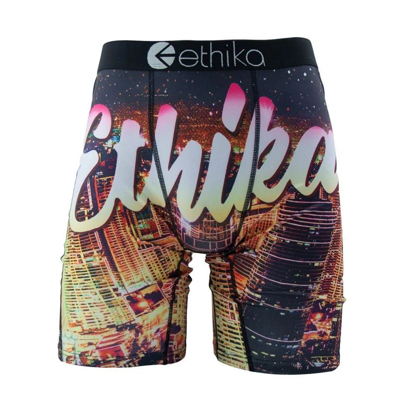 ETHIKA 1Pcs Men Underwear Sexy Boxershorts Breathable Mens Trunks Plus Size S - 3XL Man Swimming Underpants Men's Panties Boxers - Good Gifts, Gurl