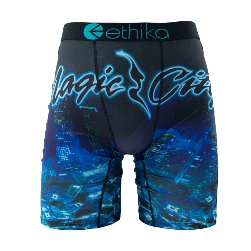 ETHIKA 1Pcs Men Underwear Sexy Boxershorts Breathable Mens Trunks Plus Size S - 3XL Man Swimming Underpants Men's Panties Boxers - Good Gifts, Gurl
