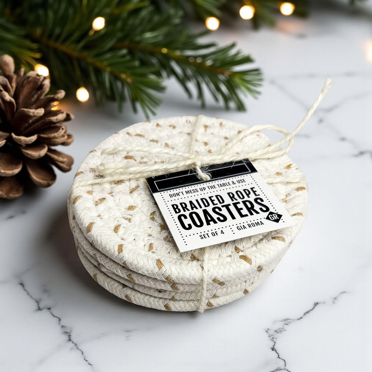 Fall Fabric Coasters - Good Gifts, Gurl