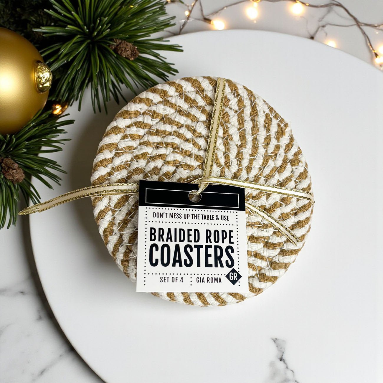 Fall Fabric Coasters - Good Gifts, Gurl