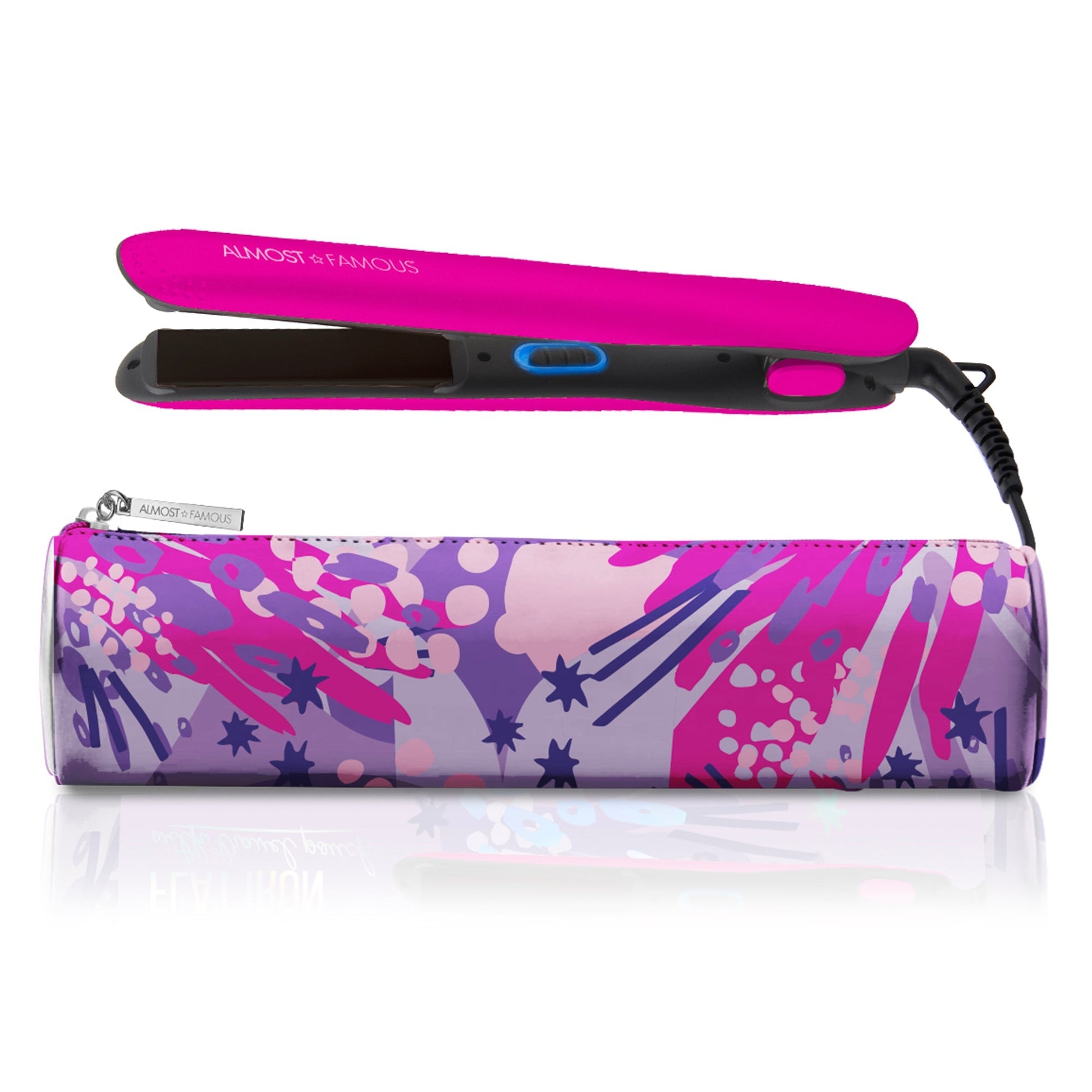 "Fierce Glam" Flat Iron with Travel Pouch - Good Gifts, Gurl