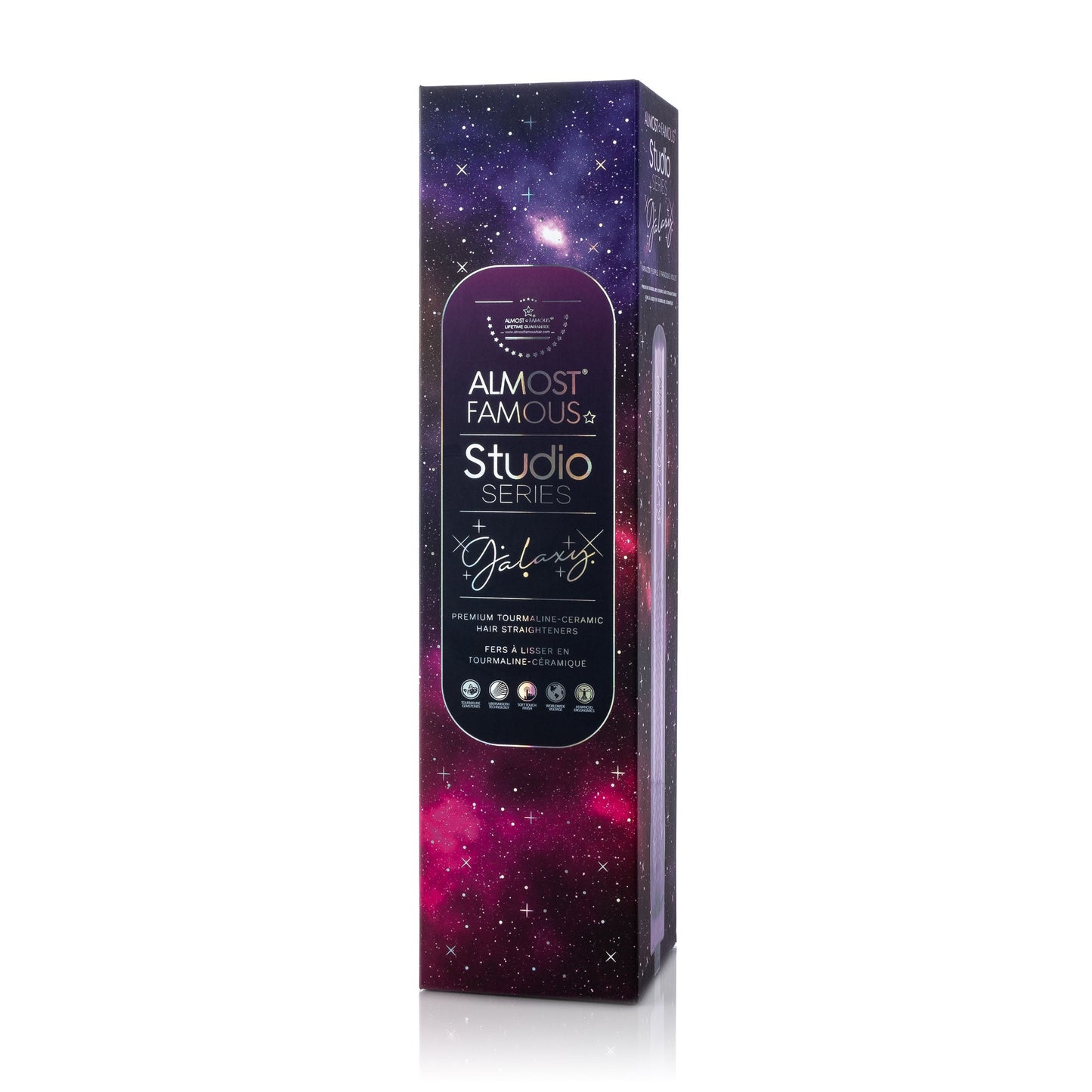 Galaxy Collection 1.25" Tourmaline Gem Flat Iron - Good Gifts, Gurl