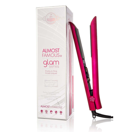 Glam Series 1.25" Flat Iron with Luxe Gem Infused Plates - Good Gifts, Gurl