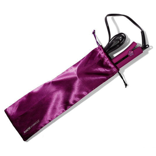 Glam Series 1.25" Gem Tourmaline Flat Iron with Travel Bag - Good Gifts, Gurl