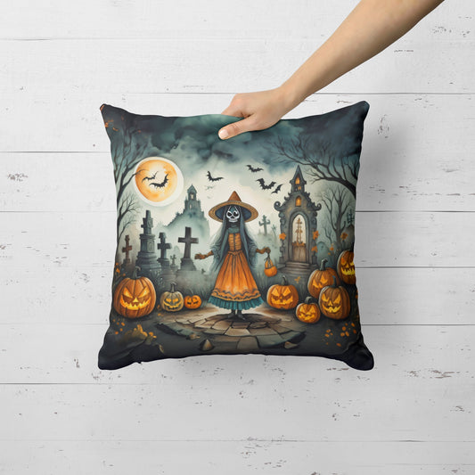 La Llorona Skeleton Spooky Halloween Throw Pillow - Good Gifts, Gurl