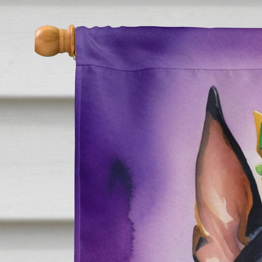Manchester Terrier King of Mardi Gras House Flag - Good Gifts, Gurl