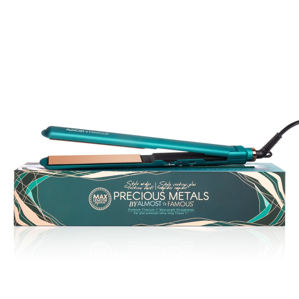 MaxLength 1" Flat Iron with Rose Gold Titanium Plates - Good Gifts, Gurl
